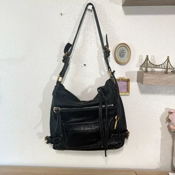 Chloe | Bags | Chlo Black Leather Paddington Padlock Shoulder Bag